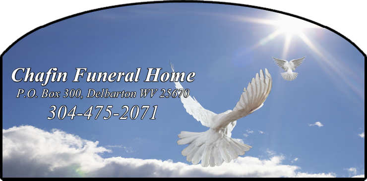 Chafin Funeral Home
P.O. Box 300, Delbarton WV 25670
304-475-2071

